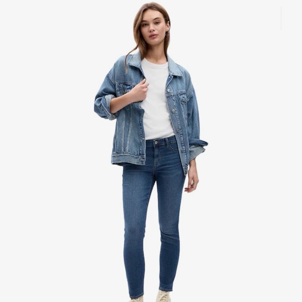 GAP Mid Blue Women's regular jeggings